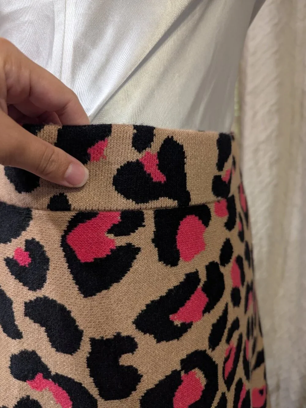 CATO Leopard print skirt. Hot pink💞 - Picture 5 of 6